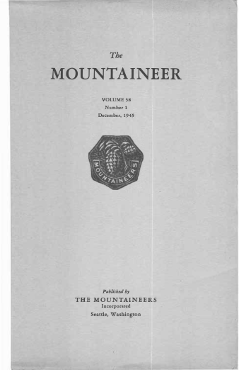The Mountaineer 1945 cover